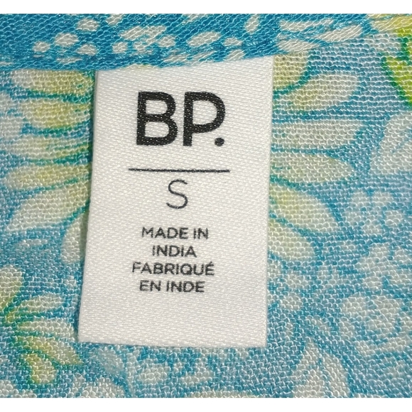 BP Dress Size S Blue Green Floral - Picture 9 of 12
